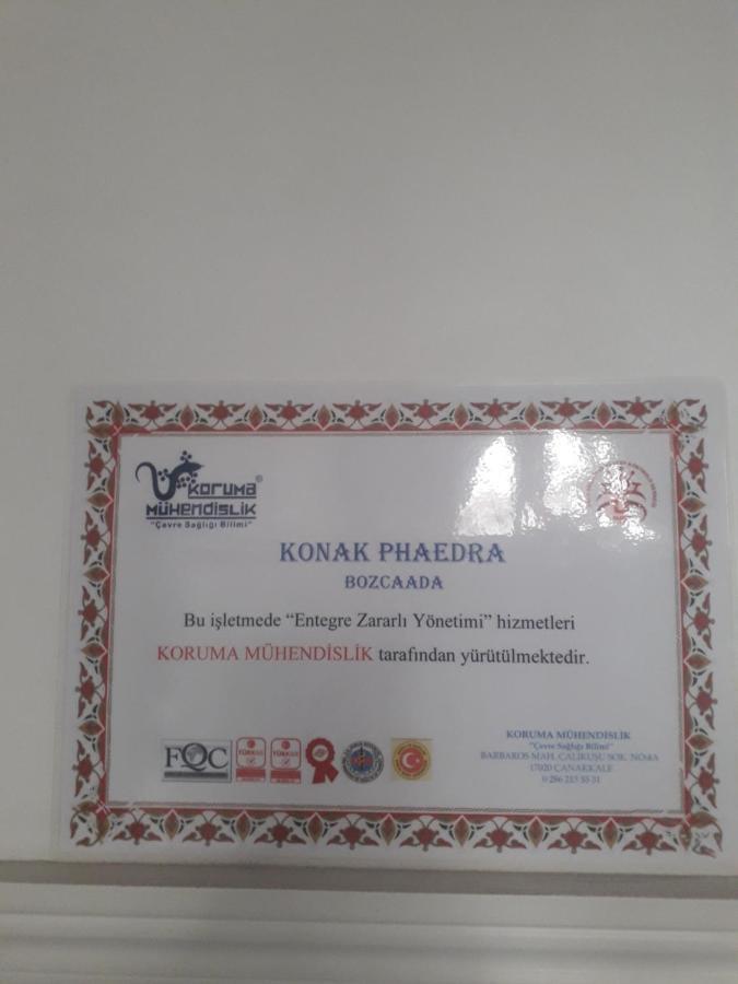 Konak Phaedra Bozcaada Exterior foto